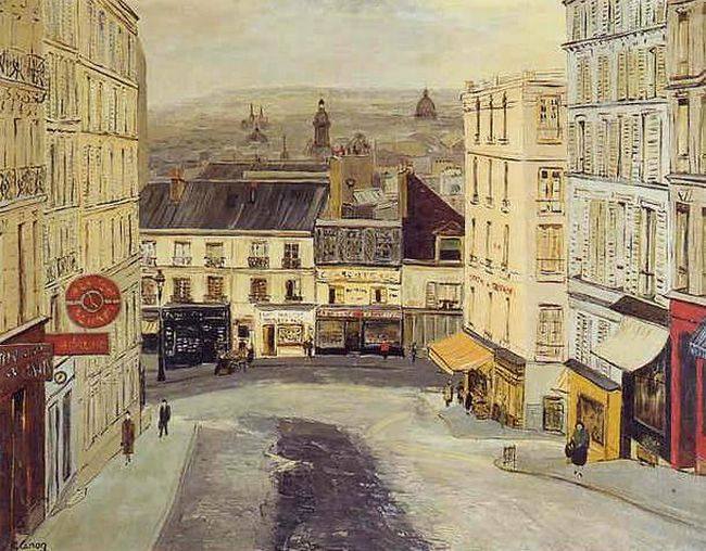 Rue Ravignan par Gabrielle Canon Courio
