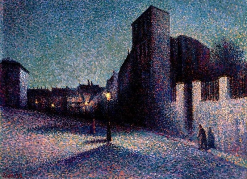 Rue Ravignan par Maximilien Luce