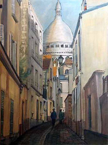 Rue Sainte-Rustique par  Jean-Pierre Sahuc