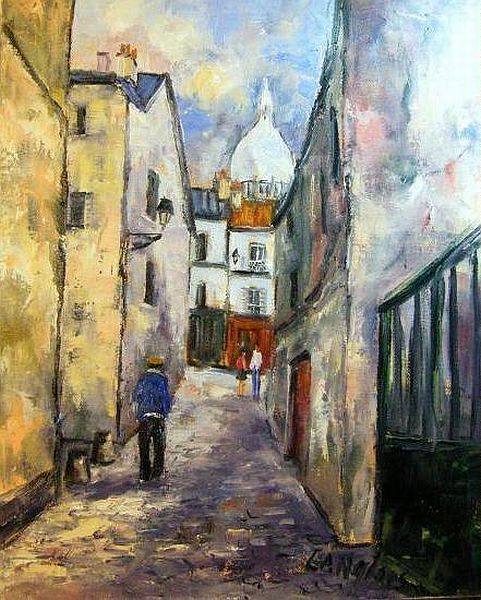 Rue Sainte-Rustique par  Monique Lanflois