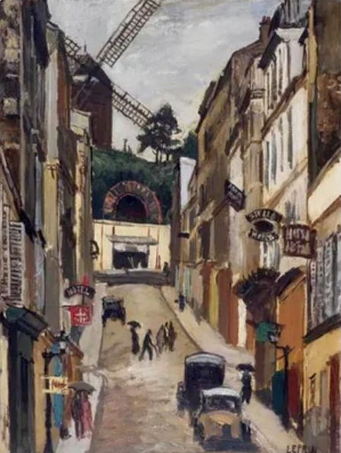 rue Tholoz&eacute; par Marcel Leprin
