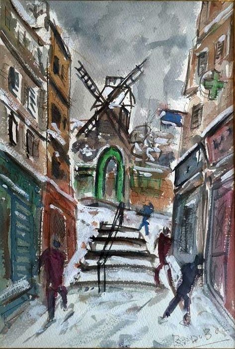 rue Tholoz&eacute; par   Roland Dubuc