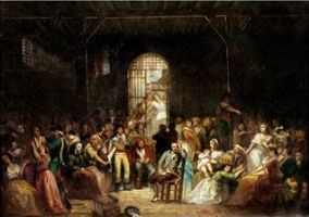 Appel des dernier condamn&eacute;s de la Terreur dans la COnciergerie