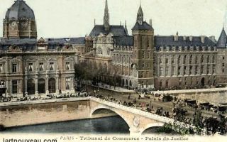 Quai de l'Horloge et Conciergerie Paris