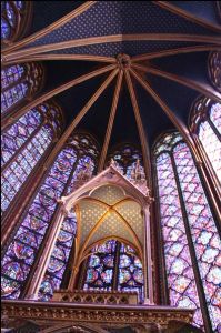 Verri&egrave;res de la Chapelle Haute de la Sainte Chapelle Paris