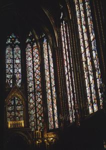 Verri&egrave;res de la Chapelle Haute de la Sainte Chapelle Paris