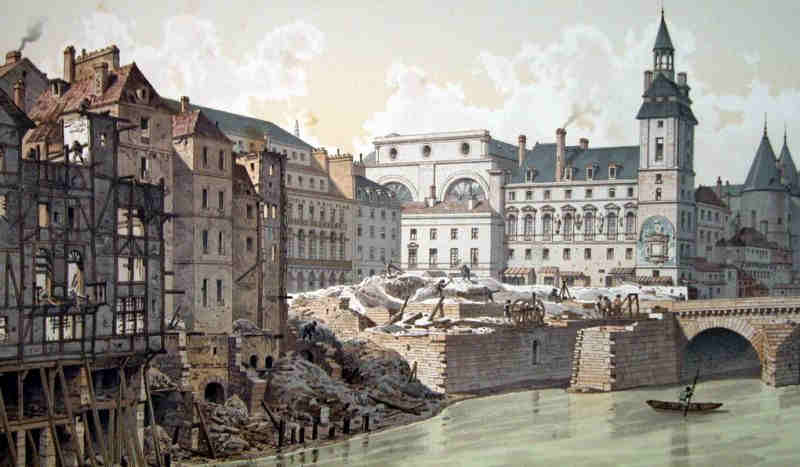 Evolution du  quai aux Corses Paris