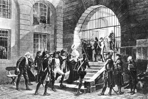 Arriv&eacute;e de Marie-Antoinette &agrave; la COnciergerie