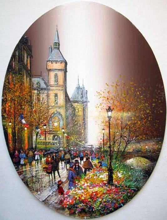 March&eacute; aux Fleurs quoi de l'Horloge par Guy Dessapt