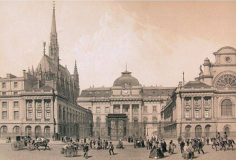 Le palais de Justice et la Sainte Chapelle