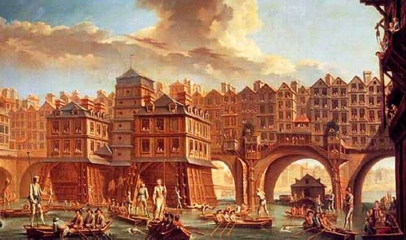 Pont au Change au XVIIe si&egrave;cle