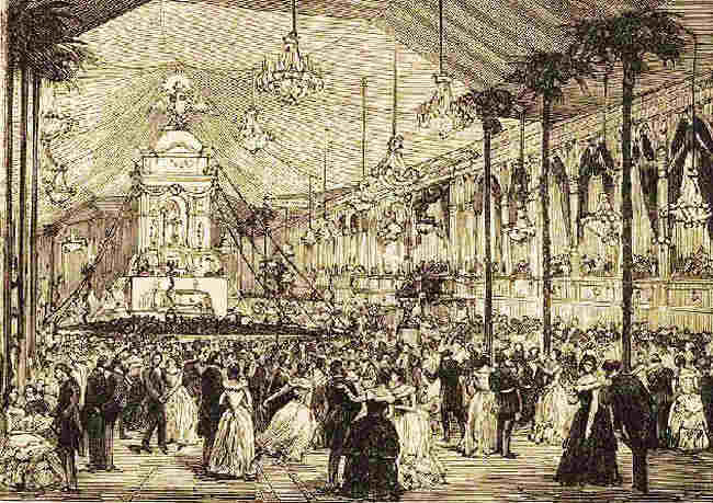 Le bal des Poissardes &agrave; la Fontaine des Innocents