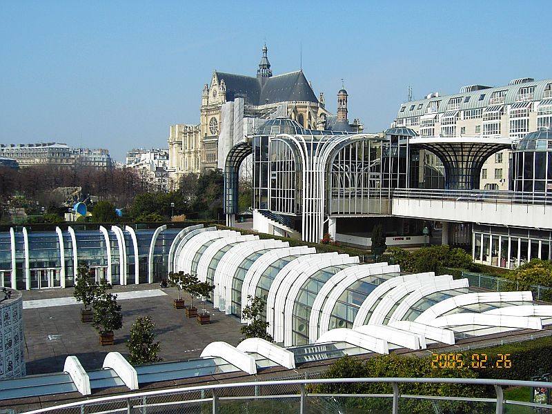 Le forum des Halles et St-Eustache