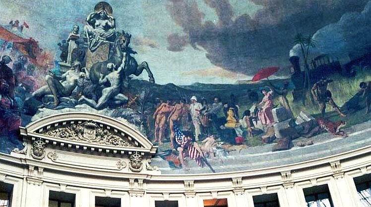 Peintures ancienne Bourse du Commerce Paris