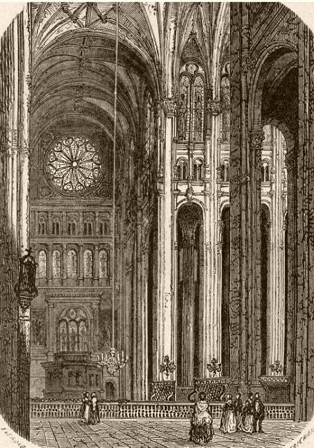 Int&eacute;rrieur &eacute;glise St-Eustache