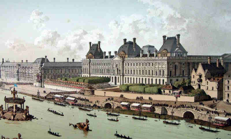 Louvre sous Louis XV