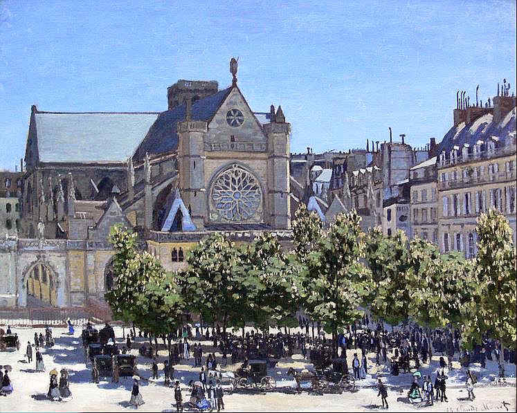 St-Germain l'Auxerrois par Claude Monet