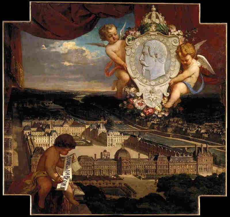 Le Louvre sous Napol&eacute;on III par Victor Joseph Chavet