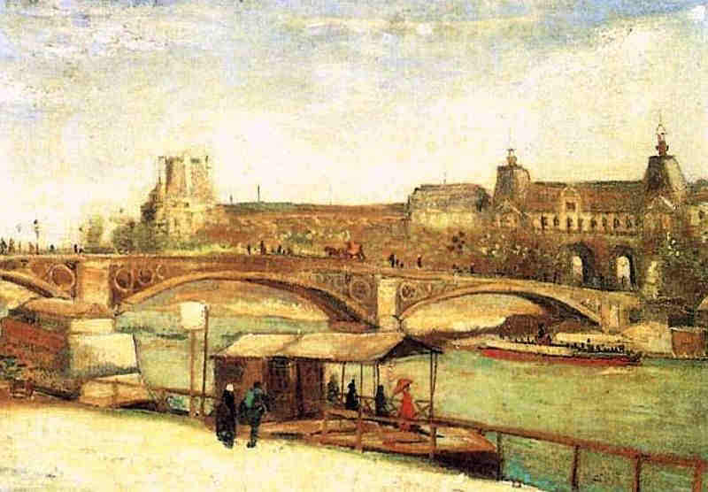 POnt du Carrousel et le Louvre par Vincent Van Gogh