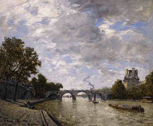 La Seine et le Louvre par Frank Myers Boggs