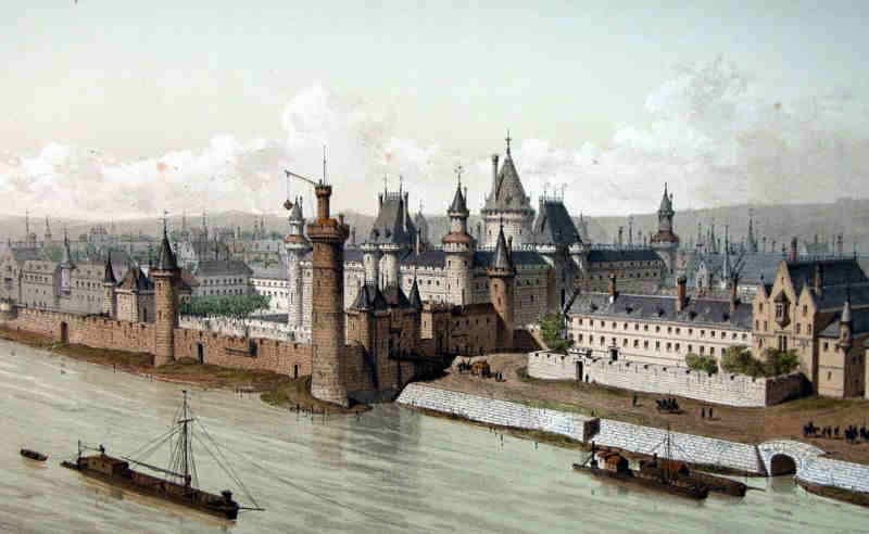 Louvre sous Charles VI vers 1380