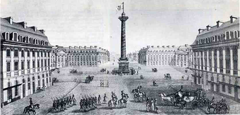 PLace Vendome en 1814