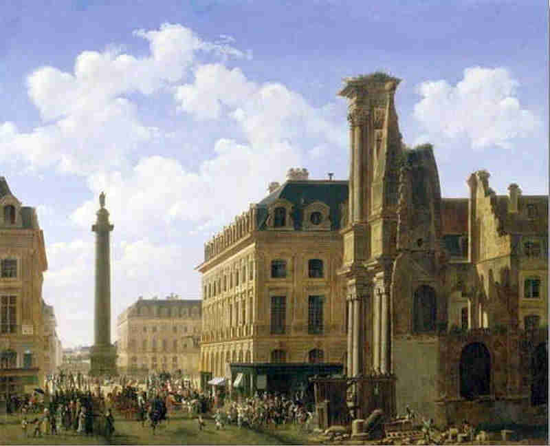 Vue de la colonne Vend&ocirc;me par Etienne Bouhot