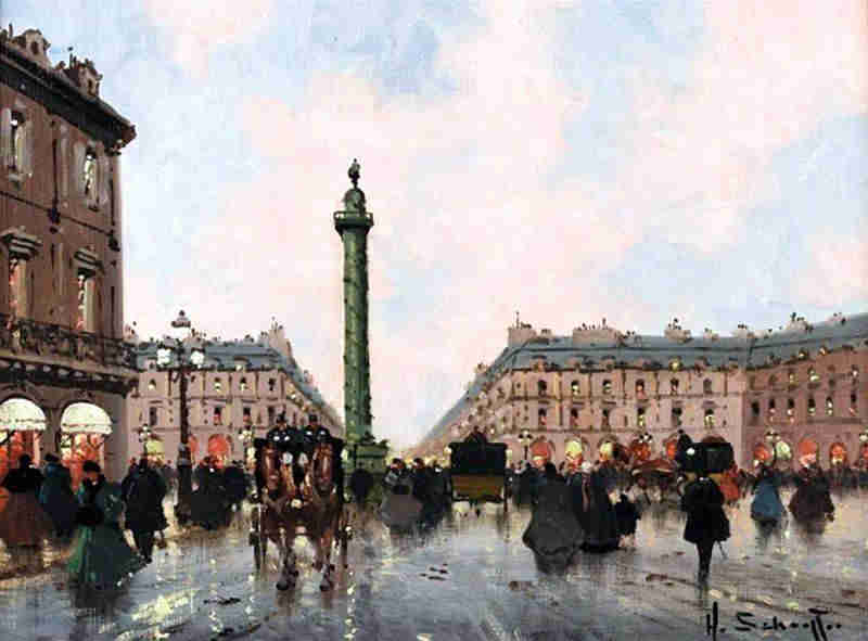 Place Vend&ocirc;me par Henri Alexis Schaeffer