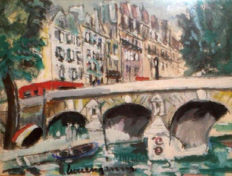 Le Pont Neuf par Lucien G&eacute;nin