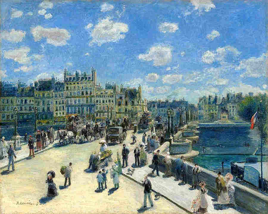 Le Pont Neuf par  Pierre Auguste Renoir