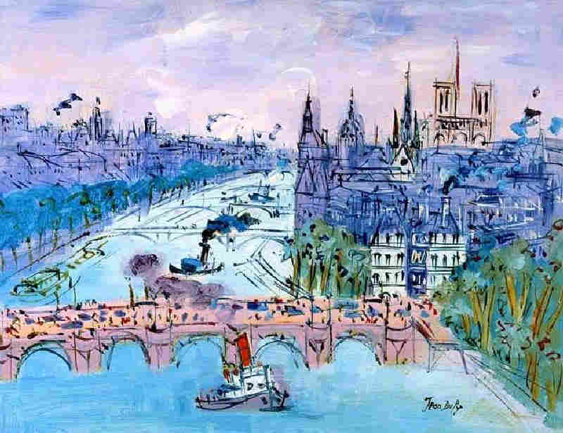 Le Pont Neuf par Jean Dufy