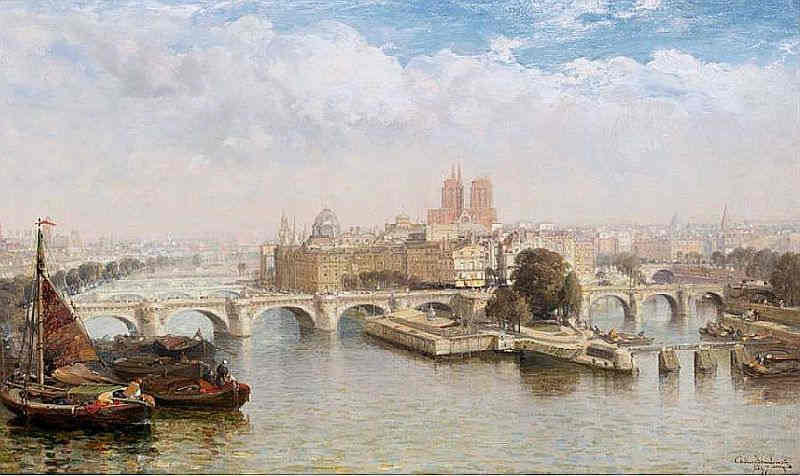Le Pont Neuf par Arthur Joseph Meadows