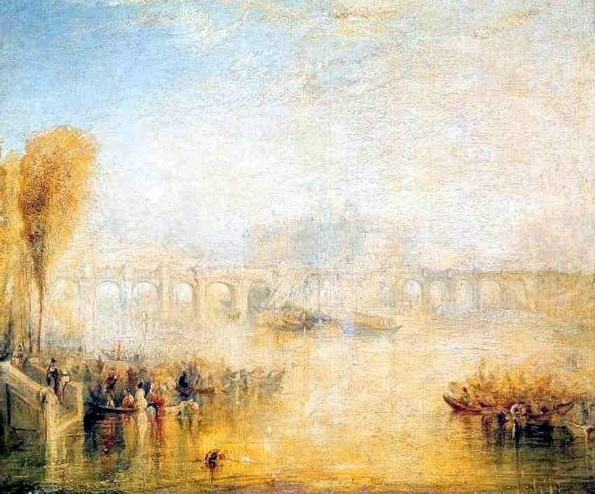 Vue du Pont neuf &agrave; Paris par William Turner