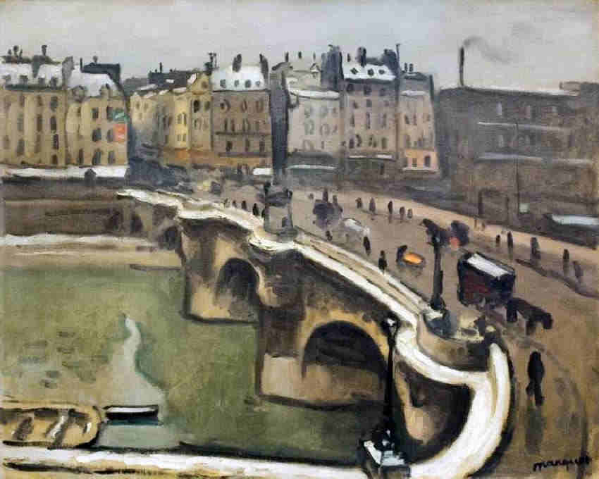 Vue du Pont Neuf  par Albert Marquet