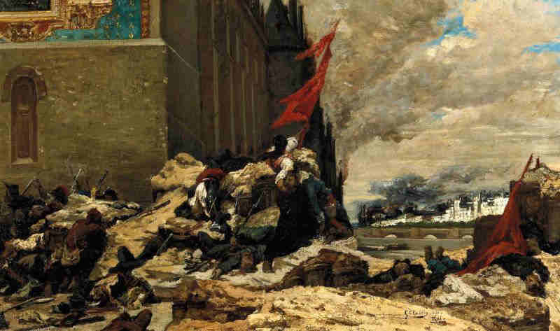 Incendie des Tuileries par Georges Jules Clairin