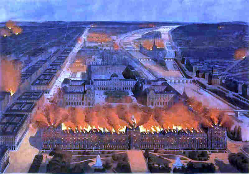 Incendie des Tuileries en 1871