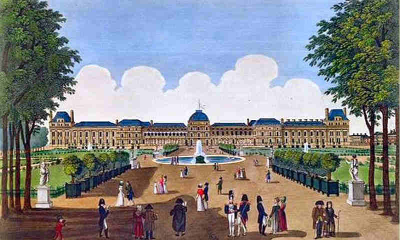 Palais des Tuileries sous le 1er Empire par Henri COurvoisier Voisin