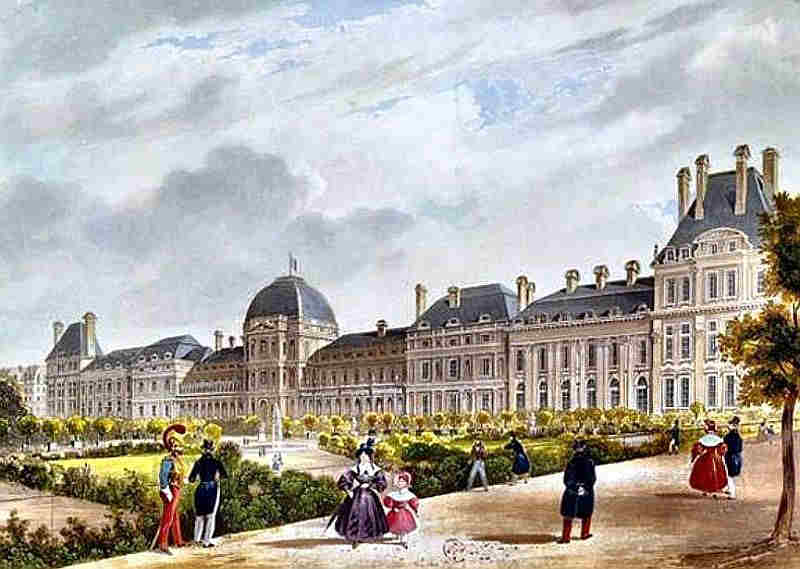 Palais des Tuileries sous la Restauration