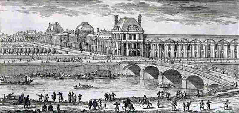 Palais de Tuileries au 17e si&egrave;cle