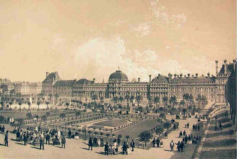 Palais des Tuileries en 1840