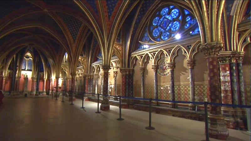 Chapelle basse de la Sainte Chapelle Paris
