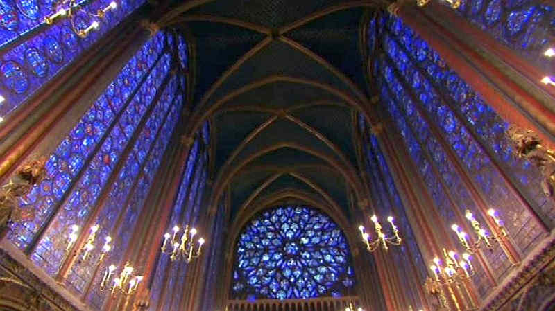 Verri&egrave;res de la Chapelle Haute de la Sainte Chapelle Paris