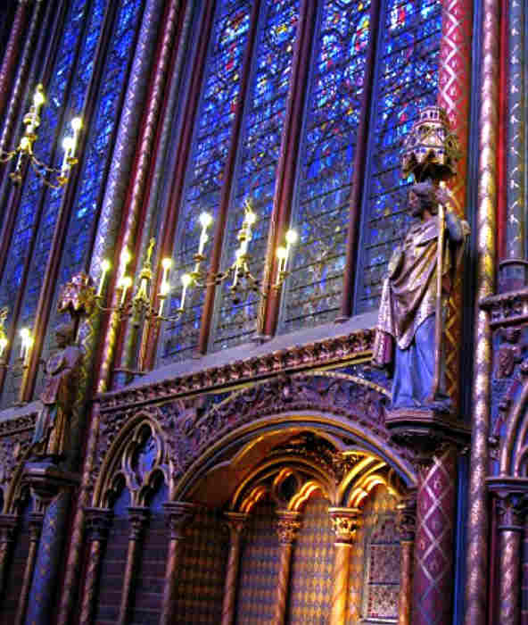 Verri&egrave;re de la Chapelle Haute de la Sainte Chapelle Paris