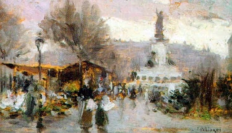 Place de la R&eacute;publique  par Joaquin Pallar&eacute;s Allustante