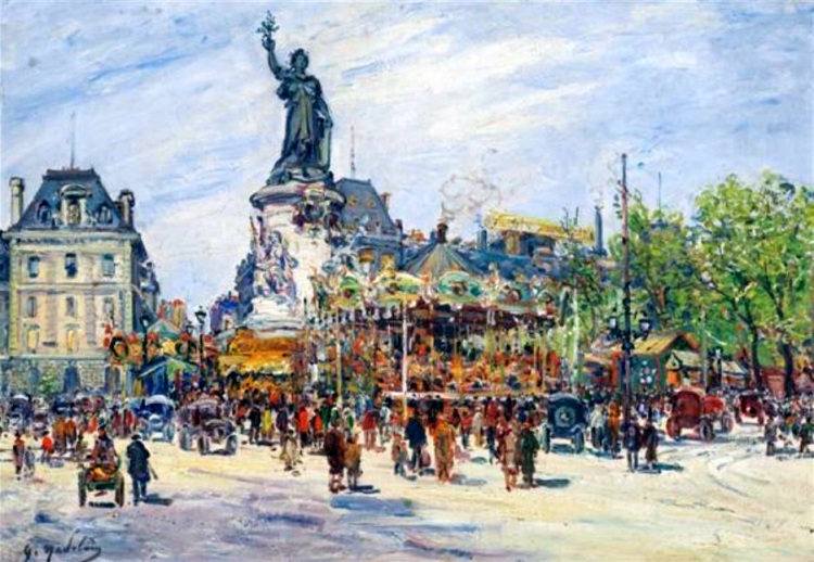 Place de la R&eacute;publique par Gustave Madelain