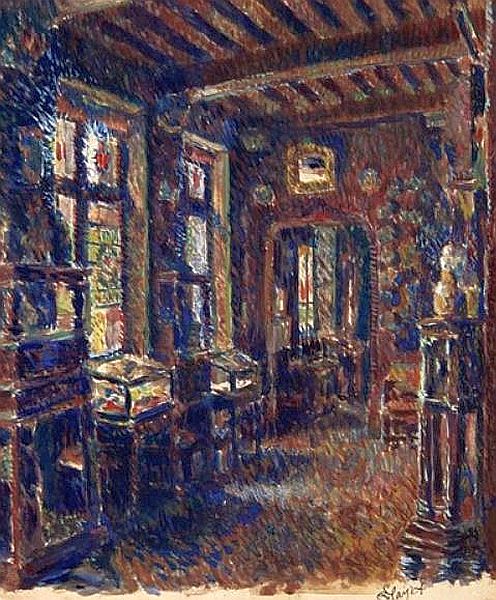 Intérieur Musée Cluny par Louis Hayet