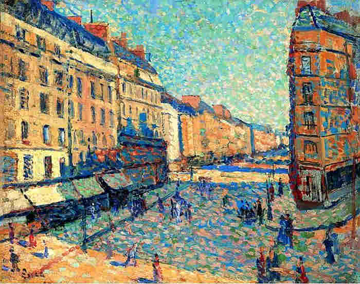 Rue Mouffetard par Maximilien Luce