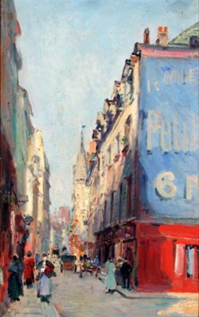 rue Mouffetard par Gustave Madelain