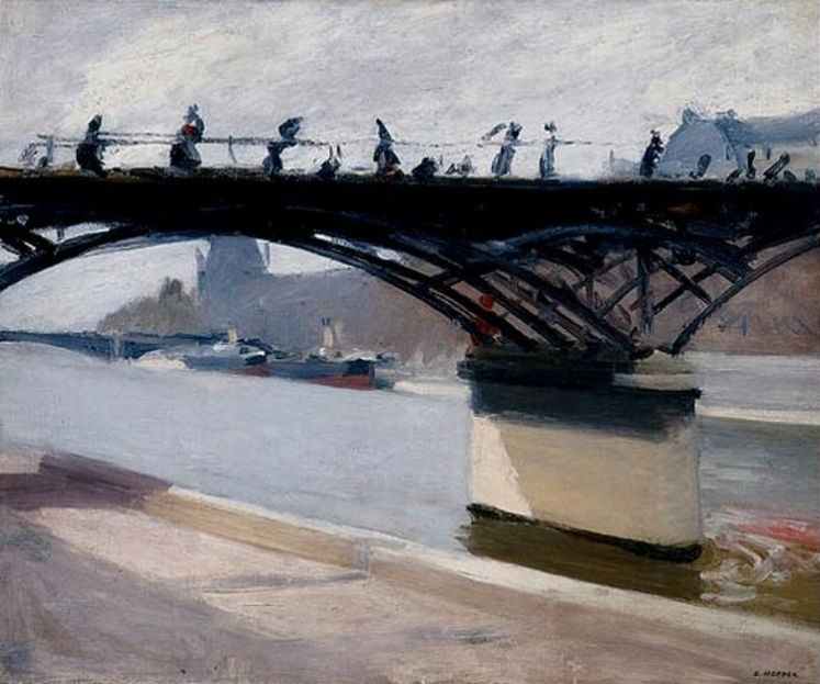 pont des Arts par Edward Hoppe 