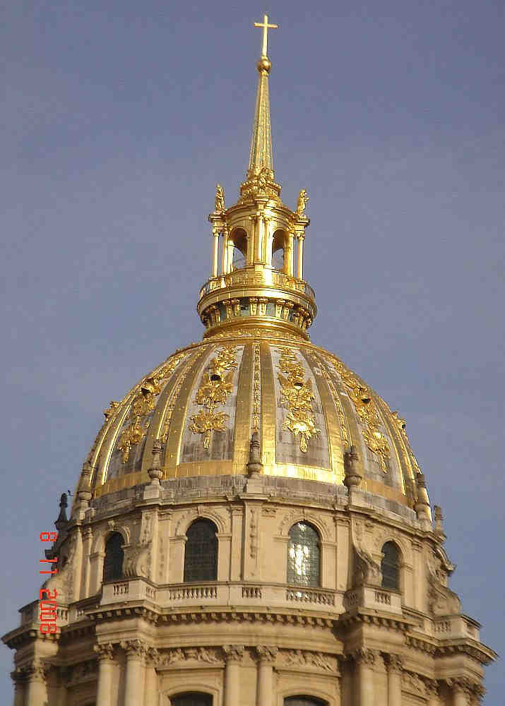 Le Dome des Invalides &agrave; Paris